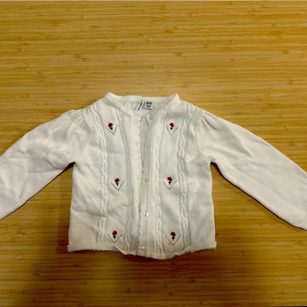 Janie and Jack button up sweater